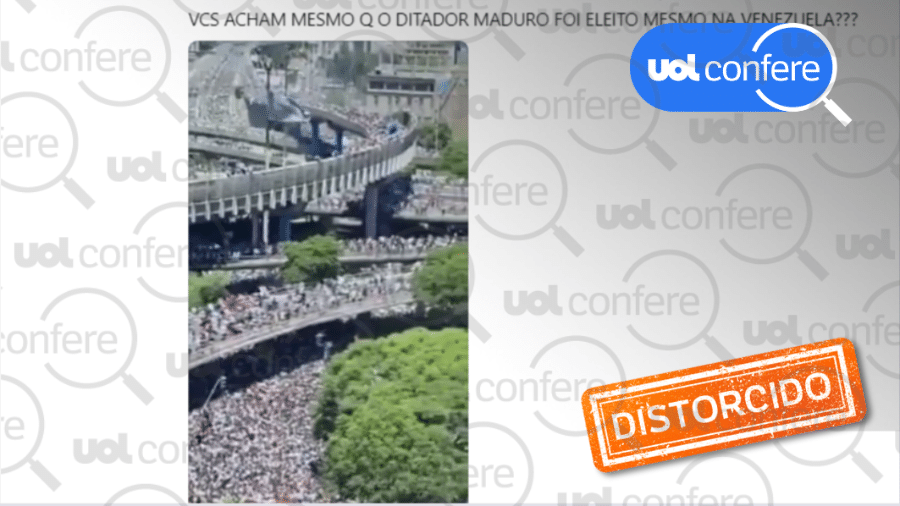 1.ago.2024 - Vídeo que circula como protesto contra Maduro é, na verdade, comemoração da Copa de 2022 na Argentina