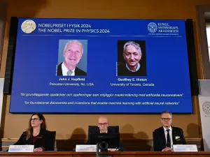 Cientistas que revolucionaram inteligência artificial levam Nobel de Física