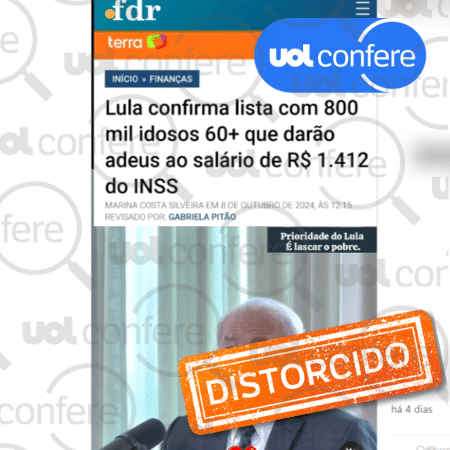 16.out.2024 - Segundo o governo, a revisão não afeta aposentadorias