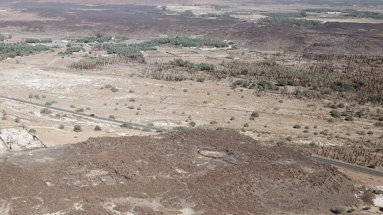 Local de Al-Natah no oásis de Khaybar