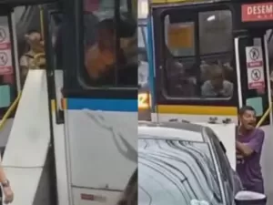 Homem é impedido de transportar geladeira em ônibus no RJ: 'Ainda xinga'