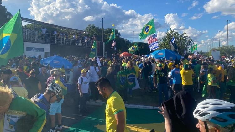 Público baixo em manifestação pela anistia em Brasília