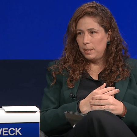 Esther Dweck em Davos