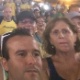 Praça da Independência, em Santos (SP), tem manifestação pró-impeachment - Edeilza Sousa Ramos / via Whatsapp