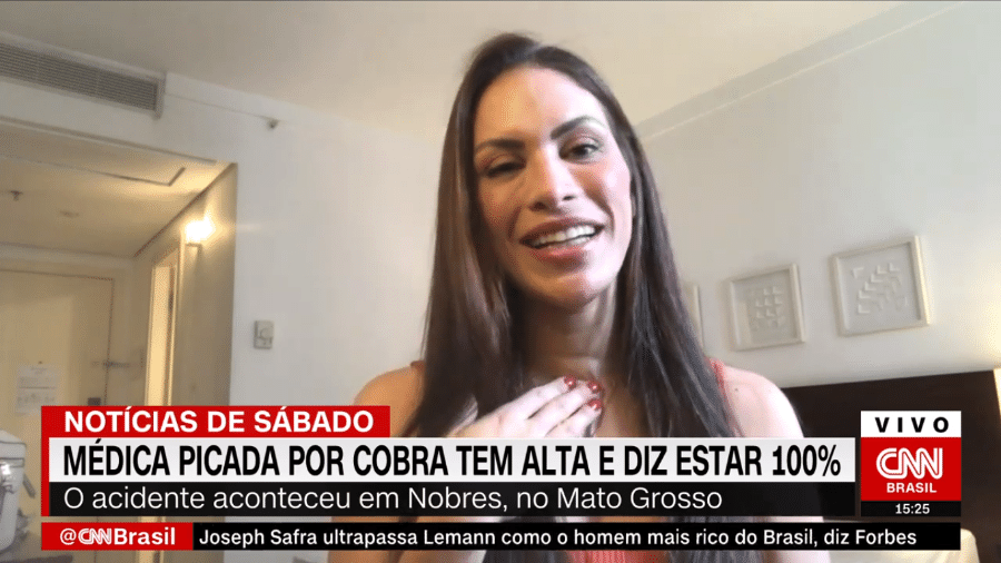 "Em nenhum momento pensei em deixar de fazer as coisas que faço", disse Dieynne Saugo à CNN - Reprodução/CNN Brasil
