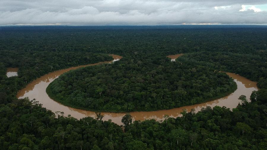 Rio Itaquaí na região da Terra Indígena Vale do Javari, em Atalaia do Norte (AM); - BRUNO KELLY/AMAZÔNIA REAL