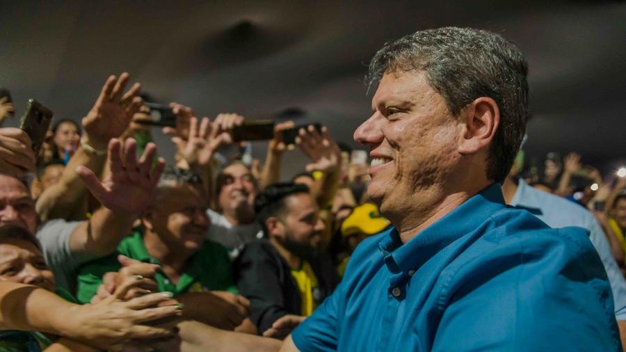 Apoiado por Bolsonaro, Tarcísio de Freitas derrotou Haddad e foi eleito o novo governador paulista - Flickr/TF10 Campanha