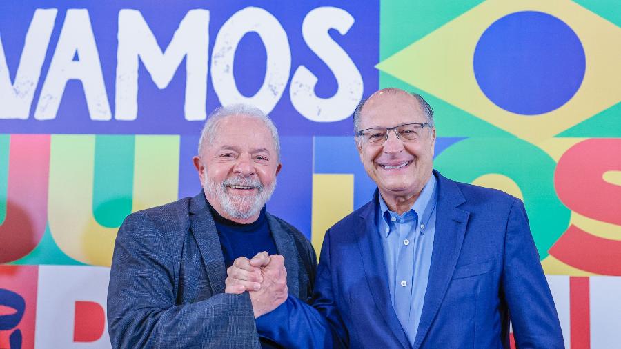 Presidente eleito Luiz Inácio Lula da Silva (PT) e seu vice, o ex-governador Geraldo Alckmin (PSB) - Ricardo Stuckert