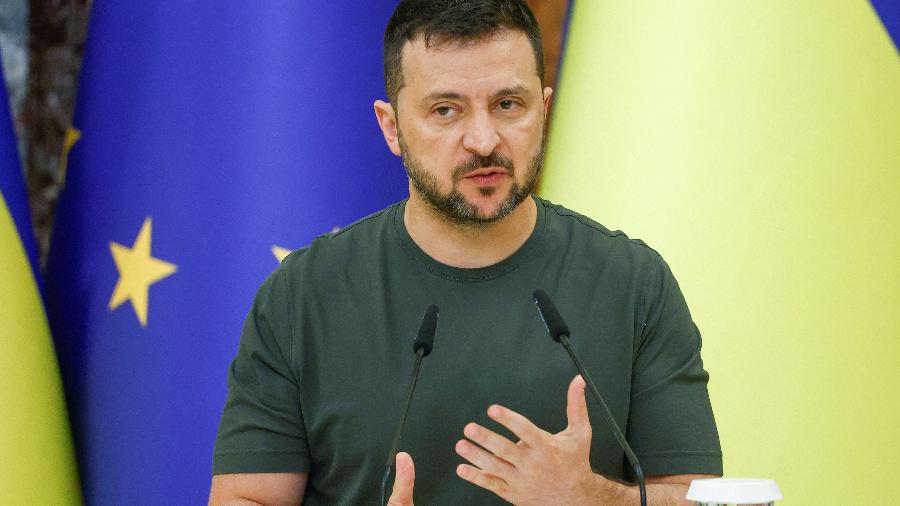 Presidente da Ucrânia, Volodymyr Zelensky - Valentyn Ogirenko/REUTERS