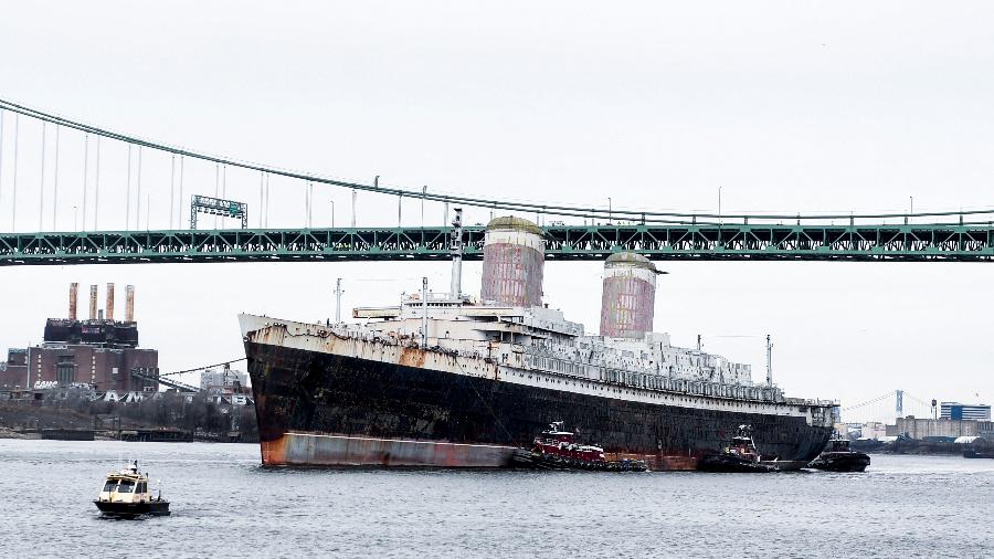 O SS United States, que vai para o Alabama O SS United States, que vai para o Alabama