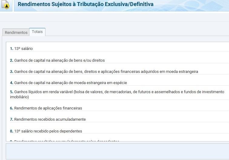 Imposto de Renda 2019 - Entenda o que é a ficha rendimentos sujeitos à ...