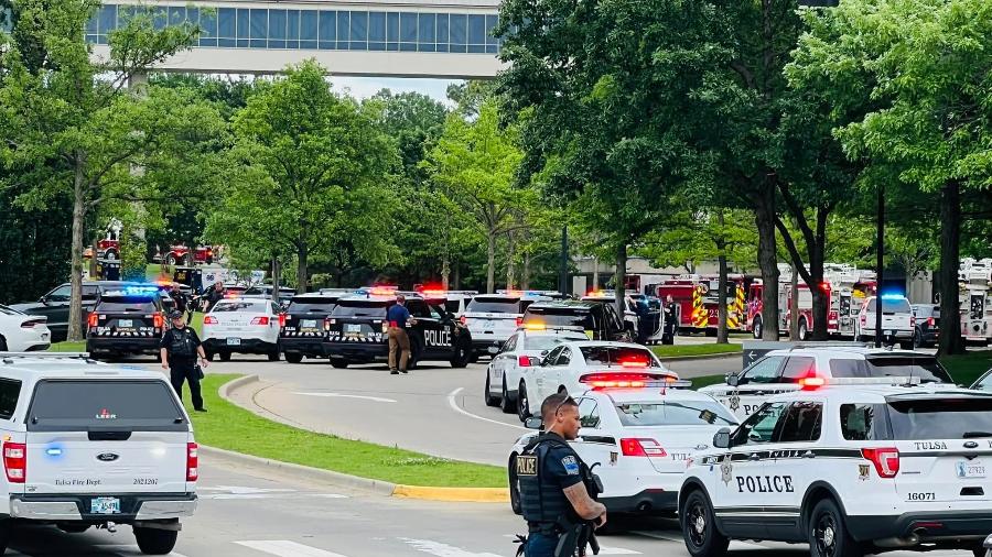 Hospital Saint Francis Health System em Tulsa (Okhlahoma) foi alvo de atirador na tarde desta quarta-feira (1º) - Tulsa Police Department