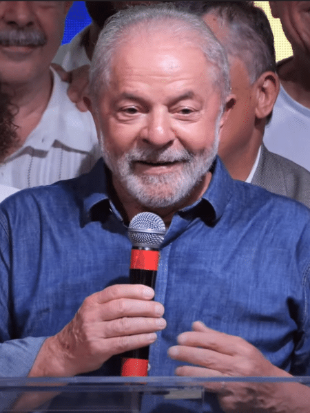 O presidente eleito Lula (PT) em pronunciamento após apuração das urnas - Reprodução/Youtube