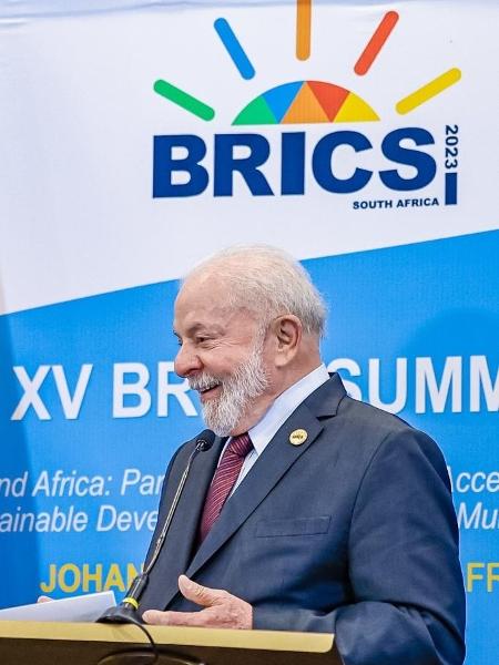 Lula em reunião do Brics