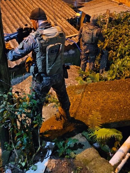 PM faz buscas para localizar soldado desaparecido na Baixada Santista - Polícia Militar de São Paulo/Divulgação