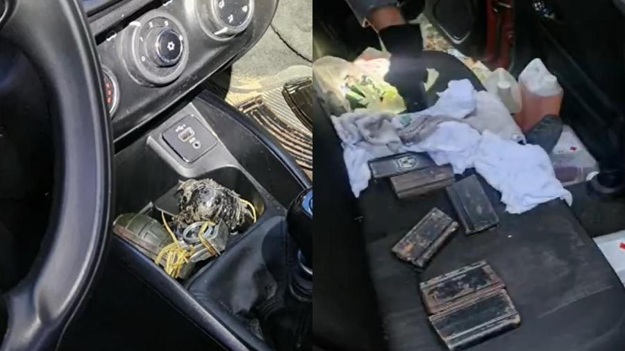 Artefatos explosivos foram encontrados dentro de dois carros em Santa Cruz, no Rio de Janeiro