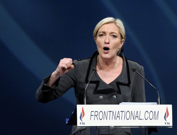 Marine Le Pen é a líder da extrema-direita na França - Miguel Medina/AFP