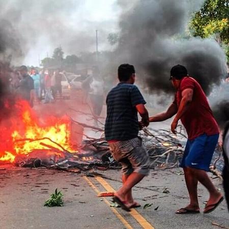 Moradores do Amapá fazem protesto após apagão  - Divulgação/Comunidade Casa Grande