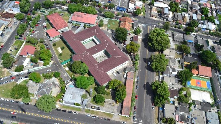 Vista aérea do Hospital Militar de Área de Manaus - Divulgação - Divulgação