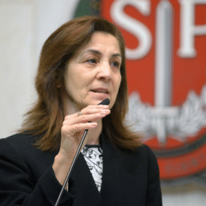 A deputada estadual Marta Costa (PSD-SP) é autora do projeto de lei para o fim da publicidade com pessoas LGBTQIA+ em SP - Alesp - Alesp