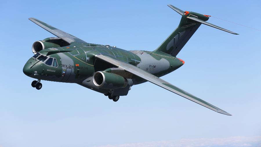 KC-390, jato da Embraer encomendado pela Força Aérea Brasileira - Divulgação/Embraer