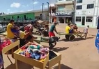 Grávida dá à luz em cima de carro de mão a caminho de hospital no Pará - Reprodução/redes sociais