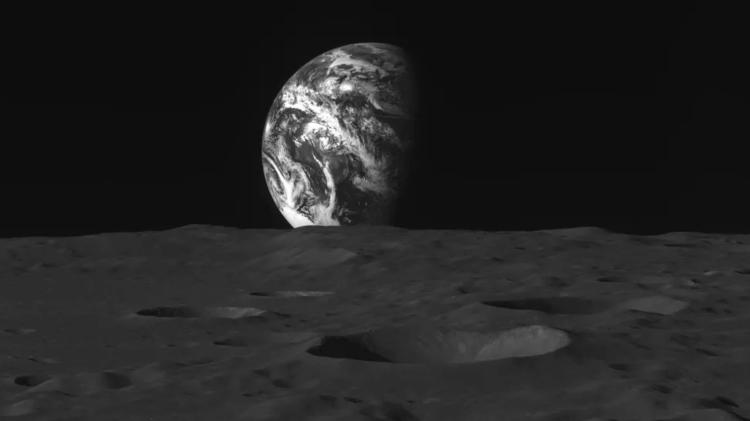 Earth image taken from the Danuri - KARI - KARI satellite