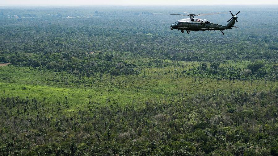 Biden conheceu a Floresta Amazônica de perto a bordo do Marine One