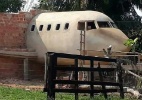 Homem constrói casa inspirada em avião e realiza sonho em RO: "posso pilotar" - Divulgação/Humor Rondoniense