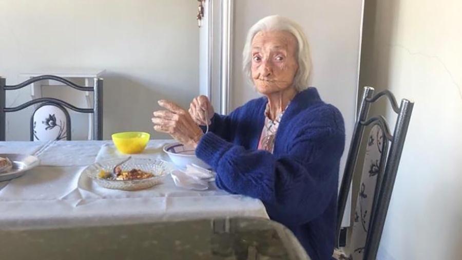 Leonor Carrato, a Nô, morre aos 100 anos duas semanas após ter reencontrado a família depois de viver meio século na clandestinidade no Tocantins - Arquivo de família