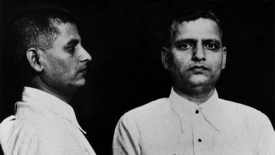 Nathuram Godse foi condenado à forca pelo assassinato de Gandhi - Mondadori via Getty Images