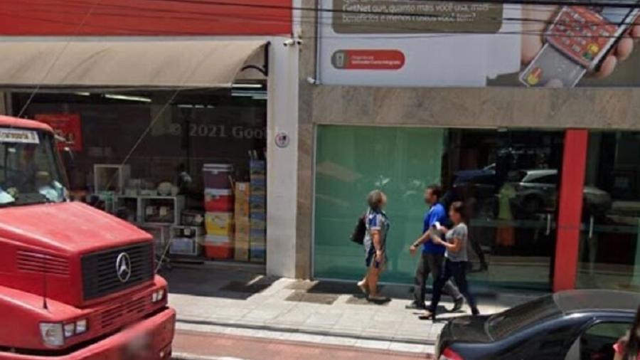 Idosa foi até agência para realizar transferência bancária - Reprodução/Google street view