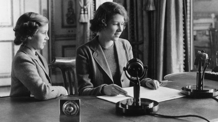 The first radio broadcast of the future queen was on the BBC during the war - BBC - BBC