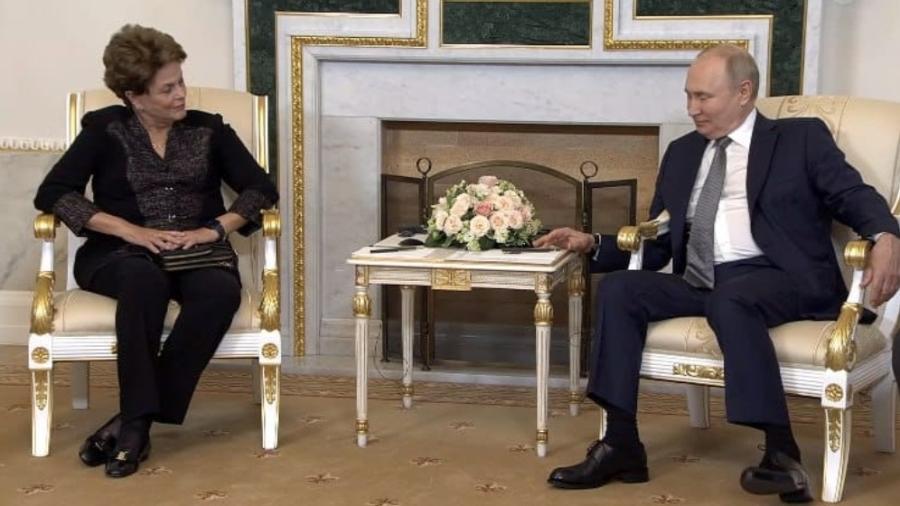 Dilma se reuniu com o presidente da Rússia, Vladimir Putin