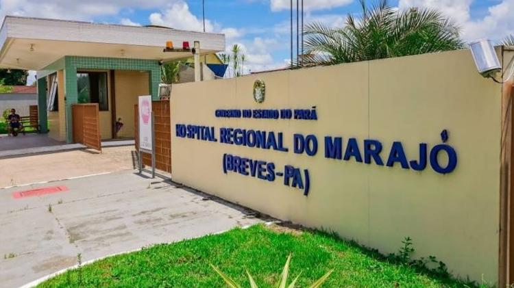 Hospital Regional Público do Marajo, na cidade de Breves, Pará
