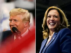 Vantagem de Kamala sobre Trump cai em pesquisas eleitorais dos EUA