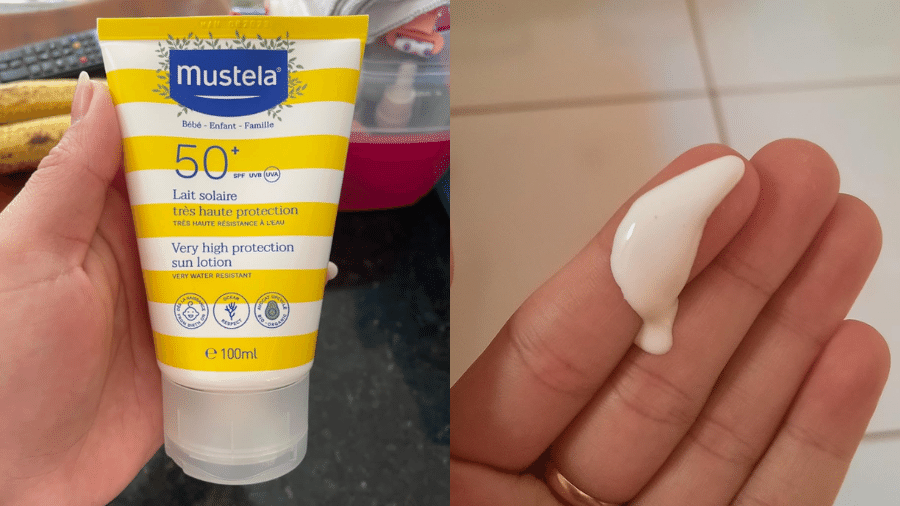 Protetor da Mustela promete proteger o rosto e corpo contra raios UVA e UVB Protetor da Mustela promete proteger o rosto e corpo contra raios UVA e UVB