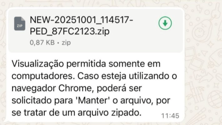 Vírus no WhatsApp coleta dados de brasileiros Vírus no WhatsApp coleta dados de brasileiros