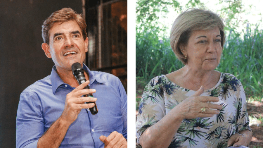 Duarte Nogueira (PSDB) e Suely Vilela (PSB) concorrem ao cargo de prefeito de Ribeirão Preto - Reprodução/Facebook/Arte-UOL