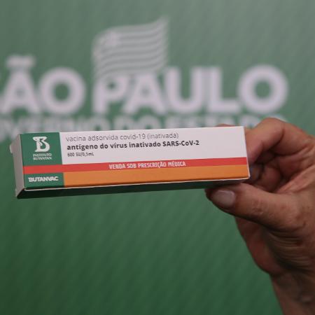 A caixa da vacina Butanvac, desenvolvida pelo Instituto Butantan - Divulgação/Governo de São Paulo