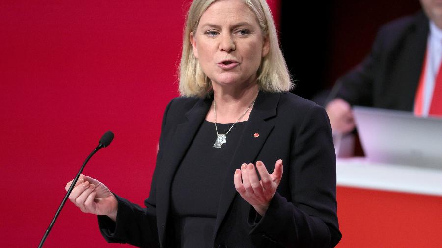 Magdalena Andersson é a primeira mulher a chefiar o governo da Suécia em toda a história do país - TT News Agency/Via Reuters