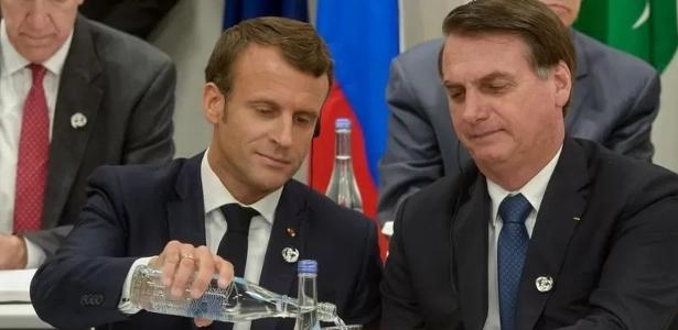 Bolsonaro provoca a Macron tras los incendios en Francia