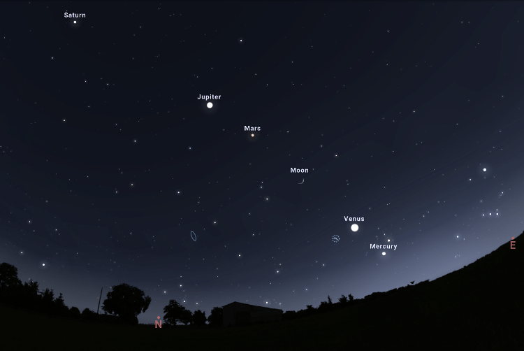 alinhamento 2 - Stellarium - Stellarium