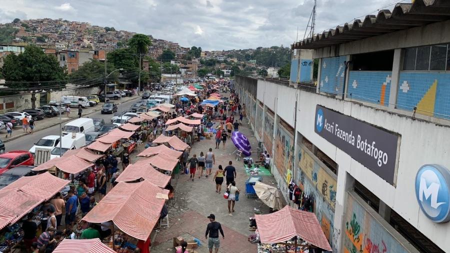 Feira de Acari, no Rio; local é alvo de investigação