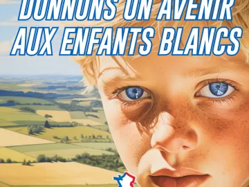 Extrema direita francesa choca com slogan: 'Dar futuro às crianças brancas'