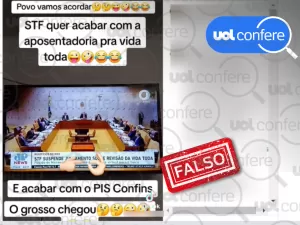 É falso que STF queira acabar com aposentadorias do INSS