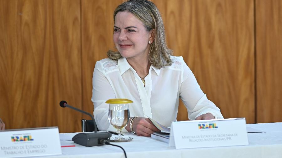 A ministra Gleisi Hoffmann, das Relações Institucionais A ministra Gleisi Hoffmann, das Relações Institucionais