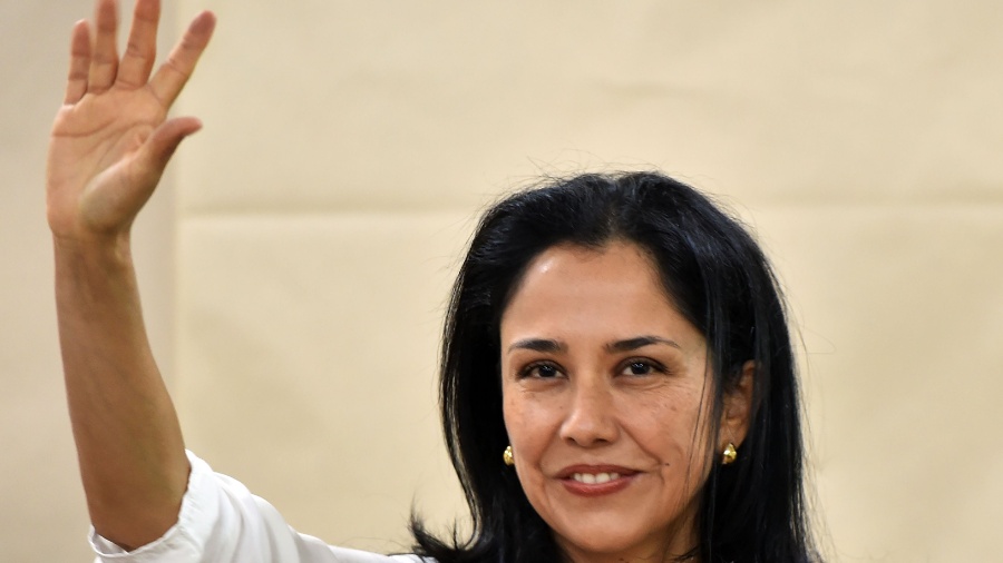 A ex-primeira-dama do Peru, Nadine Heredia, em Lima - Cris Bouroncle/AFP