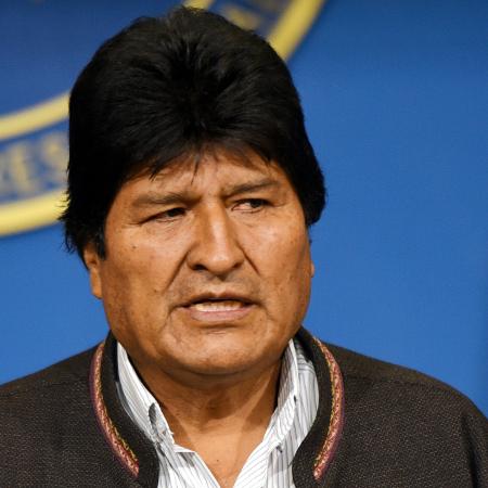 No texto que acompanha a imagem, Morales também agradeceu o apoio das "federações do Trópico de Cochabamba" - Enzo De Luca/ABI/Handout via Xinhua