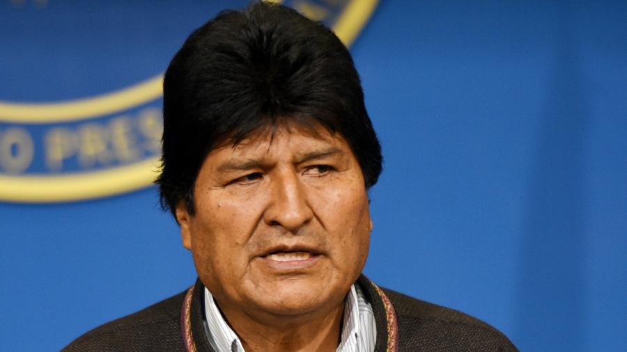 Evo Morales fala em El Alto - Enzo De Luca/ABI/Handout via Xinhua
